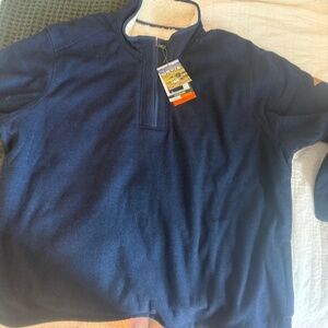 Orvis 1/4 zip fleece jacket mens